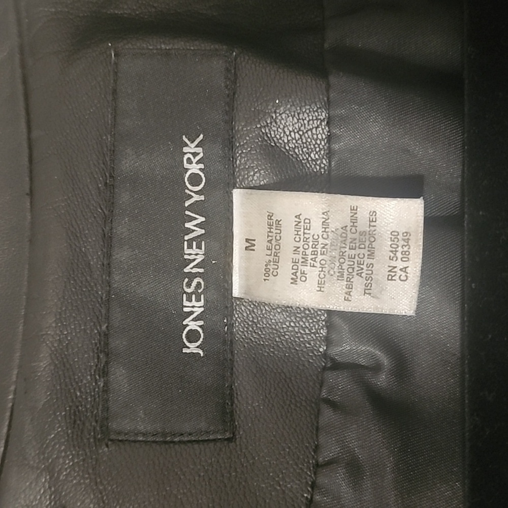Jones NY leather jacket - Picture 4 of 5